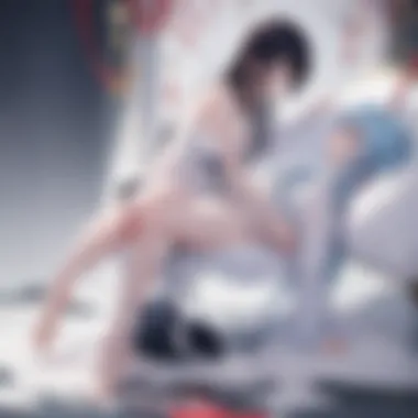 Illustration highlighting the unique art style of the manga