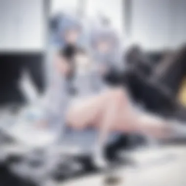 Emotional Dynamics in A Sign of Affection A scene depicting an emotional conversation between main characters