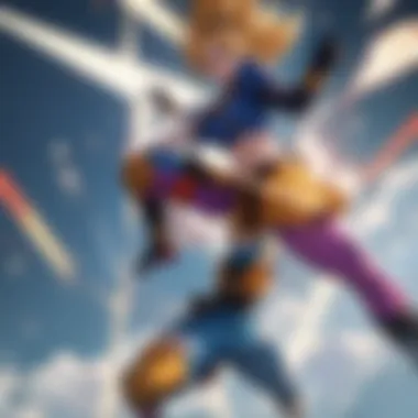 Epic Battle Moments An iconic fight scene that represents the action-packed nature of the series.