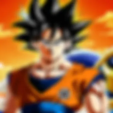 Character Diversity in Dragon Ball Z A collage illustrating the diverse array of characters from Dragon Ball Z.