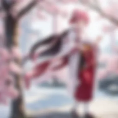 Sakura Ko in Traditional Japanese Art Artistic representation of sakura ko in traditional Japanese art