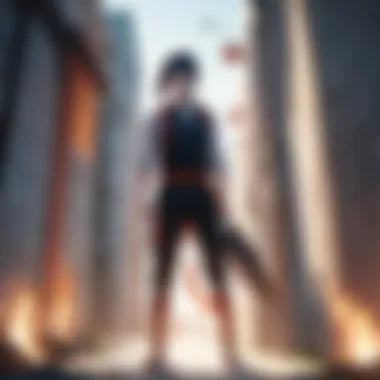 Climactic Battle in the Last Naruto Movie A vibrant scene showcasing the climactic battle in the final Naruto movie.