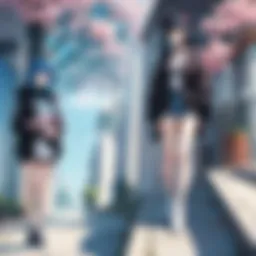 A vibrant collage showcasing various anime styles