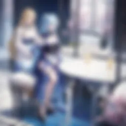 A stylized representation of a beast in an anime aesthetic.