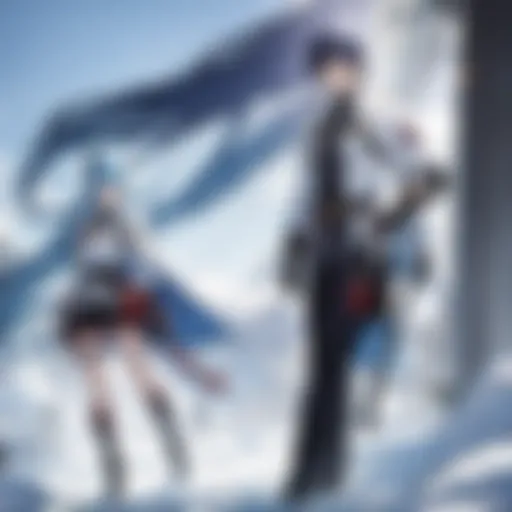 A vibrant scene showcasing the main characters from Ascend manga engaged in a pivotal moment of their journey.