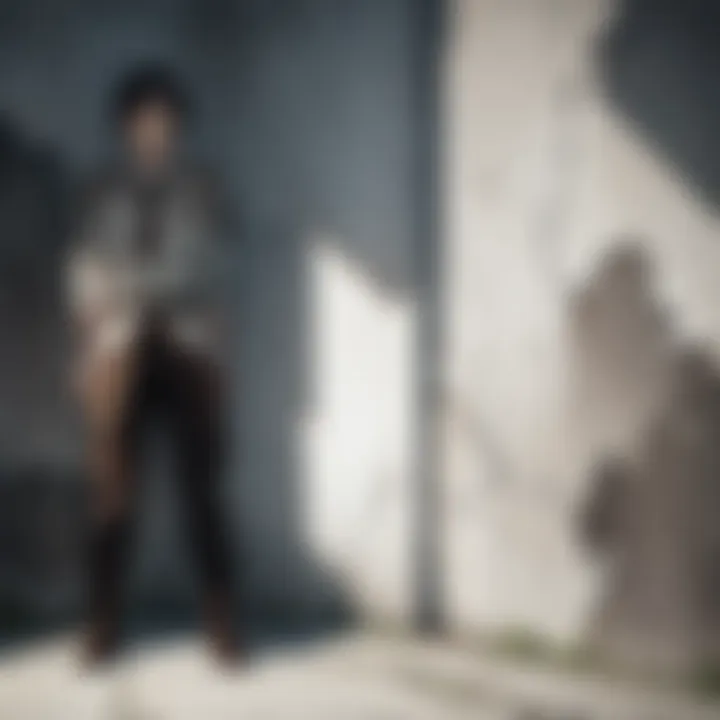 The walls representing hope and confinement