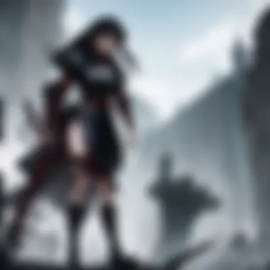 Exploring the Dark Fantasy Landscape A dramatic scene depicting the dark fantasy world of Berserk