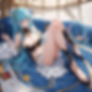 Viewer Reception in Harem Anime An artistic depiction of viewer reception and critical acclaim within the harem genre.