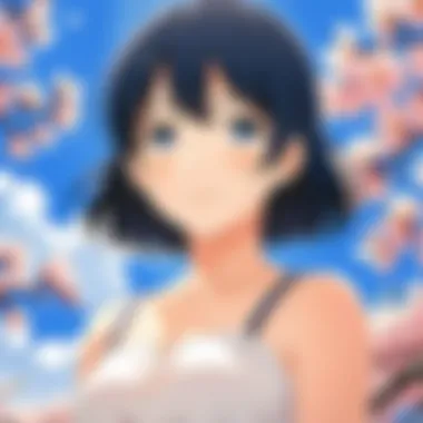 Community of 'Bloom Into You' Fandom A collage of fan art that highlights the vibrant community surrounding the series