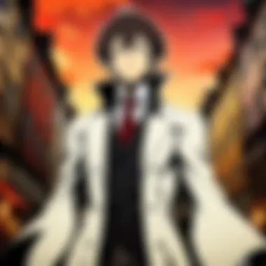 Cultural References in Bungo Stray Dogs A creative illustration showcasing cultural references in the anime