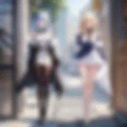 Artistic representation of Carossa theme in manga