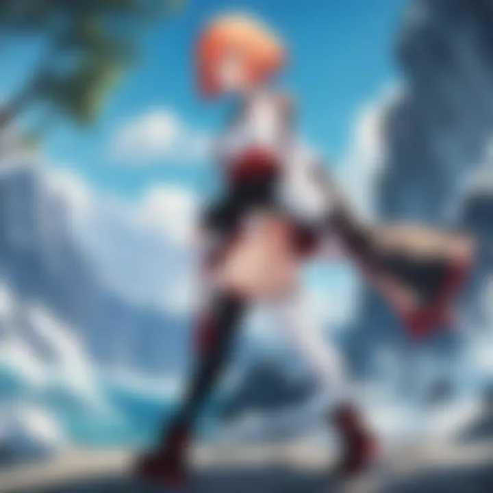 A close-up of an original character design showcasing unique artistic styles.