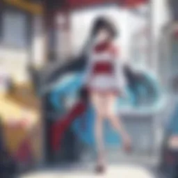 A detailed anime episode list on a digital device