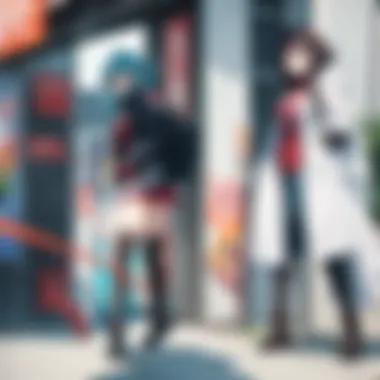 Diverse Genres in the Anime Landscape A vibrant collage of various anime genres