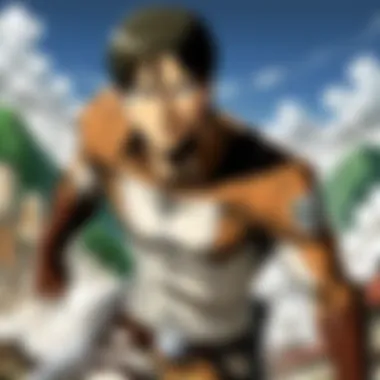 Cultural Engagement with Attack on Titan A cultural impact collage featuring fans engaging with Attack on Titan merchandise and art.