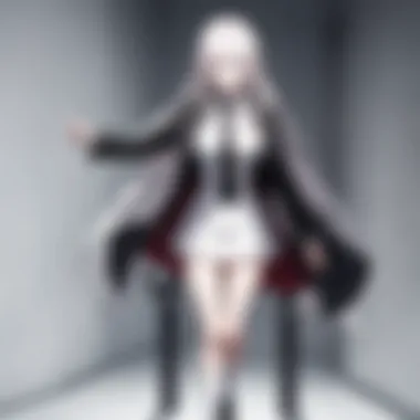 Courtroom Intensity in Danganronpa A pivotal scene showcasing the intense courtroom drama from Danganronpa the Animation