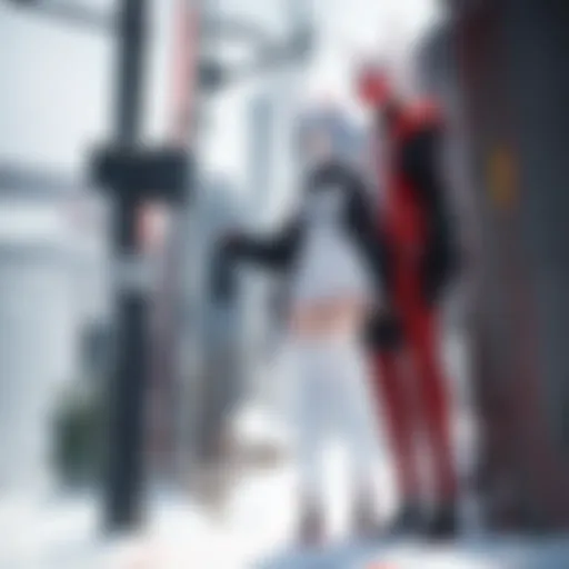 A visual representation of the connection between characters in Darling in the Franxx.