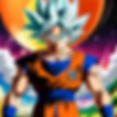 The vibrant world of Dragon Ball depicting diverse characters.