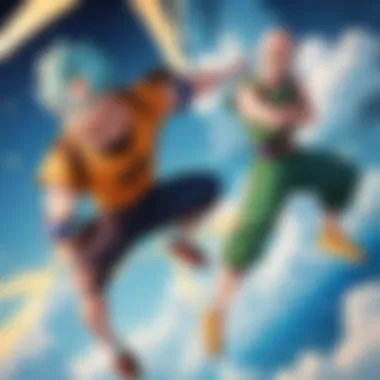 A moment of character development showcasing Krillin's growth.