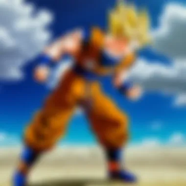 A vibrant scene showcasing the updated animation style of Dragon Ball Z Kai.