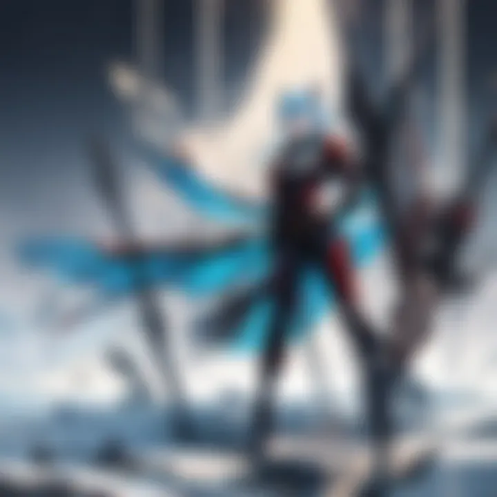 An artistic representation of thematic elements in Ember Knight, illustrating the core messages and motifs.