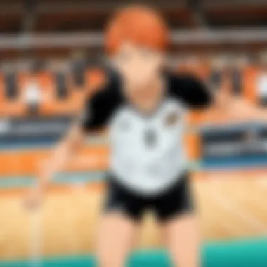 Pivotal Match Scene in Haikyuu Scene from the Haikyuu film depicting a pivotal match