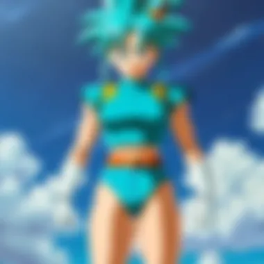 Bulma's Introduction An illustration of Bulma's introduction in Dragon Ball Episode Two.
