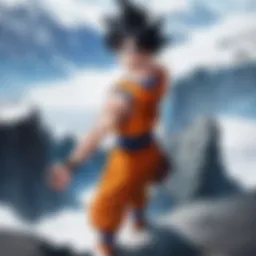 A captivating scene from Dragon Ball Episode Two showcasing Goku's determination.