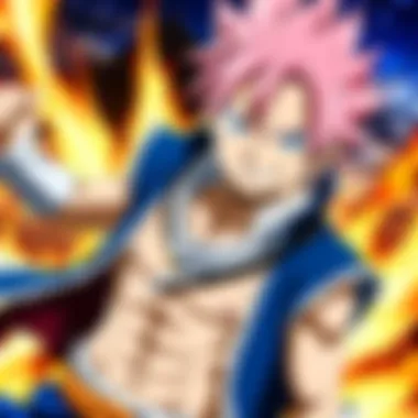 Fairy Tail's Impact on Contemporary Anime Culture A dynamic scene illustrating the impact of Fairy Tail on contemporary anime culture.
