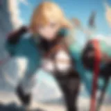 The vibrant color palette of AOT Colored Manga