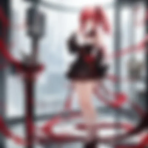 A striking visual of the main protagonist in a pivotal moment.