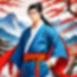 A vibrant manhua cover showcasing diverse characters and rich colors