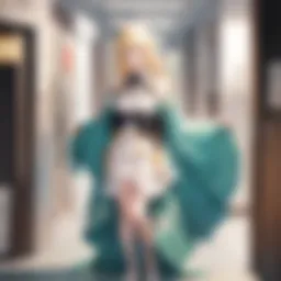A serene moment between characters in Doukyuusei