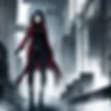 A dystopian landscape from Ergo Proxy, showcasing the series' atmospheric depth.