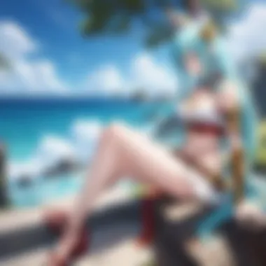 Artistic Landscape The captivating landscape featured in 'Fairy Tail: Dragon Cry', highlighting its artistic style.