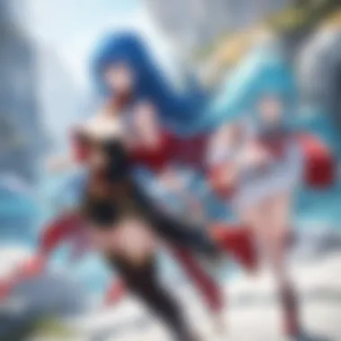 Key Characters in Action A striking scene from 'Fairy Tail: Dragon Cry' showcasing key characters in action.