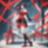Key characters from the Monogatari series