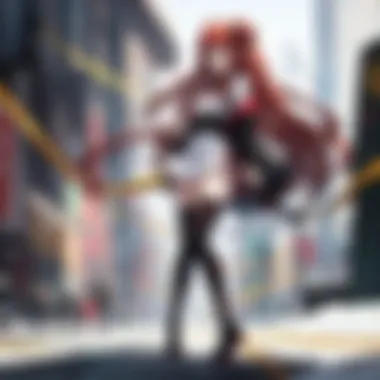 Futaba's Bonds A scene depicting Futaba interacting with her friends in the game