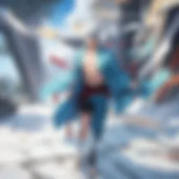 A detailed illustration of Gintoki Sakata, showcasing his iconic hairstyle and signature attire.