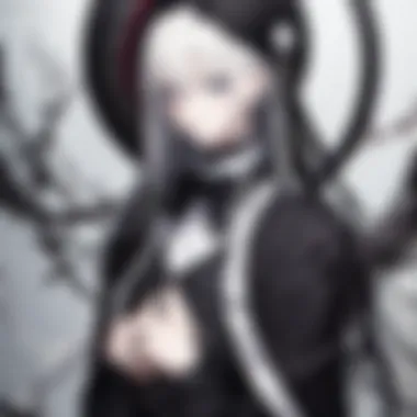 Dramatic Characters of Black Butler A dramatic scene showcasing the enigmatic characters of Black Butler.