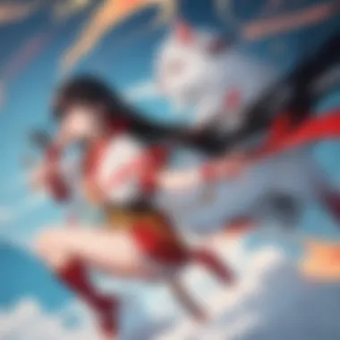 Climactic battle scene showcasing the characters' growth