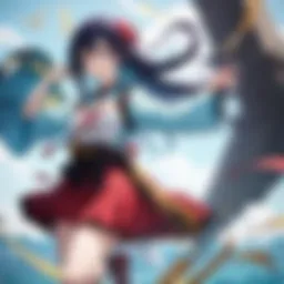 A captivating scene from a popular English dubbed anime series showcasing vibrant animation.