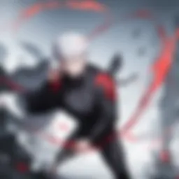 A captivating scene from Jujutsu Kaisen showcasing intense action and supernatural elements.