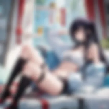 Character development influenced by 'No Naka' in a manga series