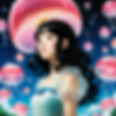 Societal Issues Explored in Princess Jellyfish A thematic representation of societal issues depicted in Princess Jellyfish.