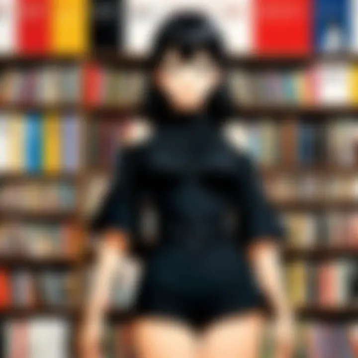 An artistic collage reflecting the influence of Range Murata on contemporary anime and manga culture.