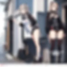 A stunning visual representation of Range Murata's art style showcasing intricate character designs.