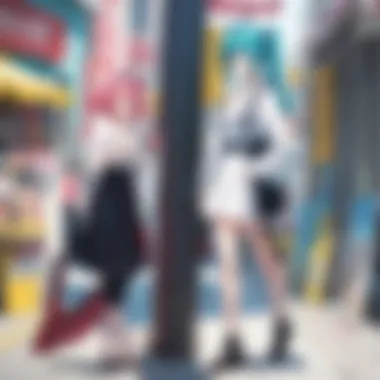 Vibrant Anime Character A stunning visual of a vibrant anime character from a recent film