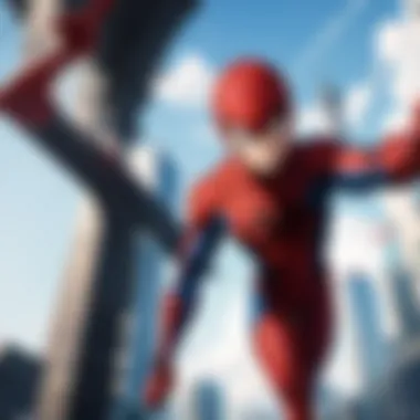 Spider-Man's Anime Adventures: Confronting New Foes Epic confrontation of Spider-Man against anime-inspired villains