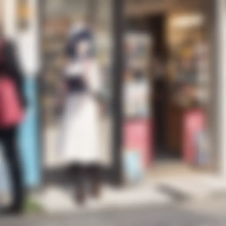 A community event taking place in an anime bookshop, with fans engaging in discussions and activities.